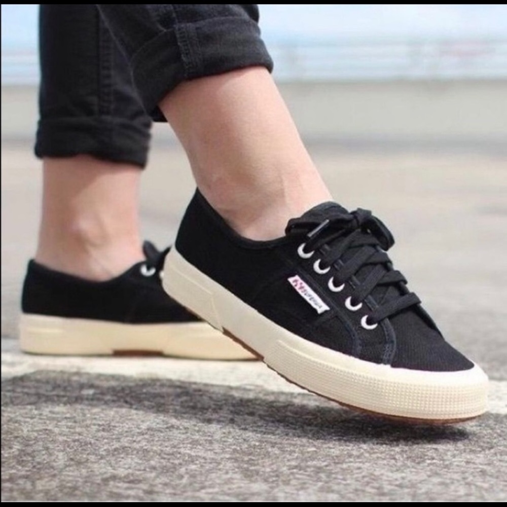 Superga 2750 black shoes